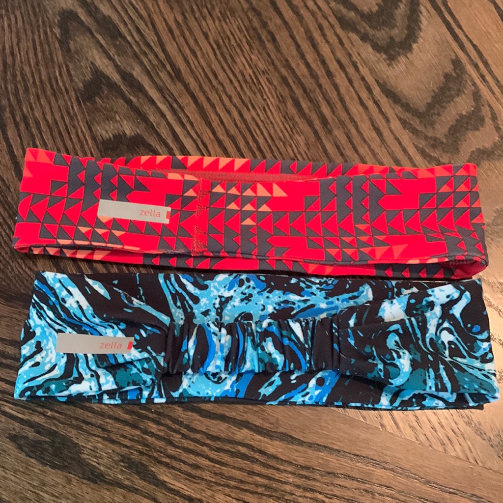 Two Zella Sweatbands